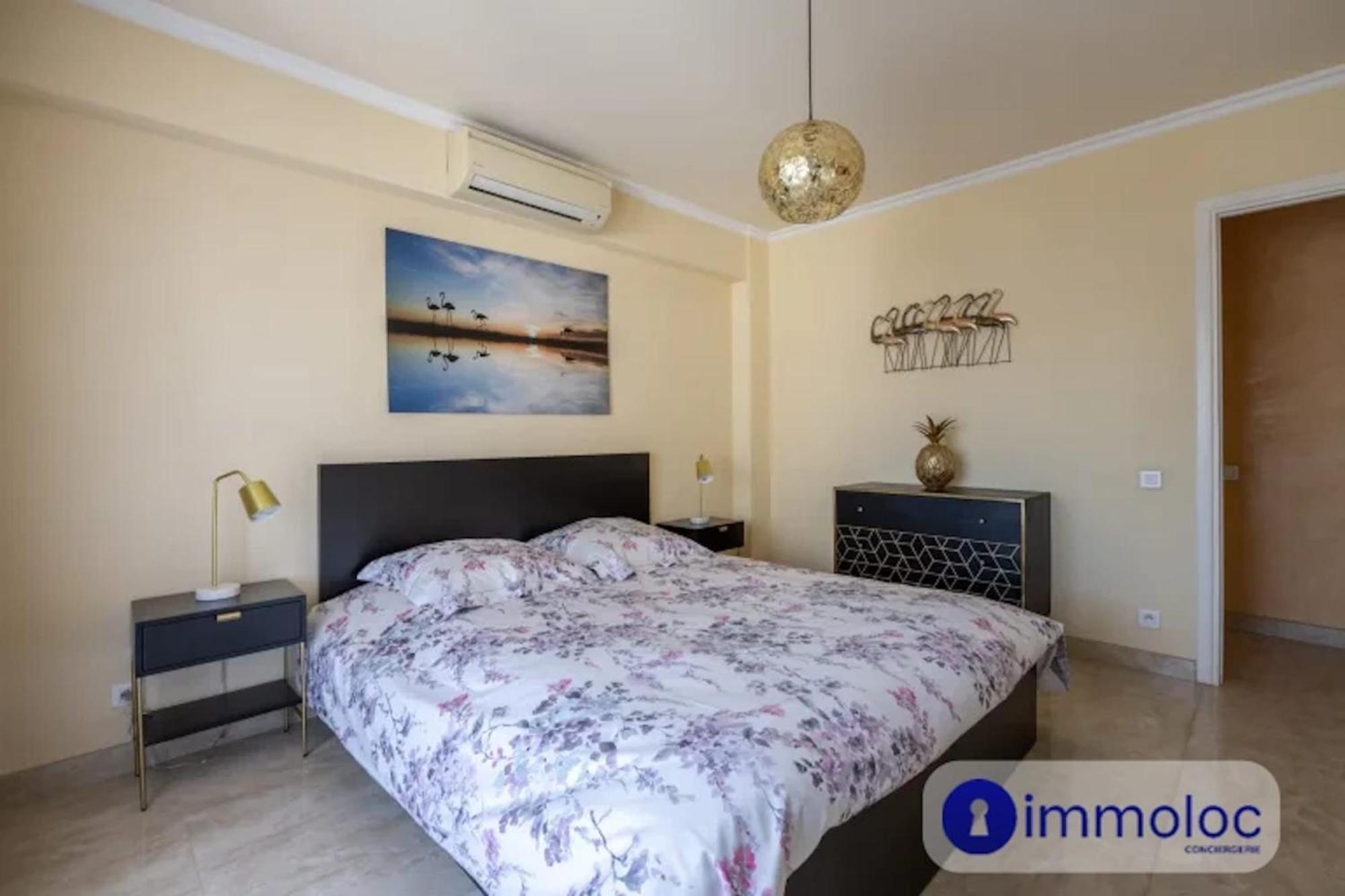 Air-Conditioned Apartment With Terrace Sea View Nice Dış mekan fotoğraf