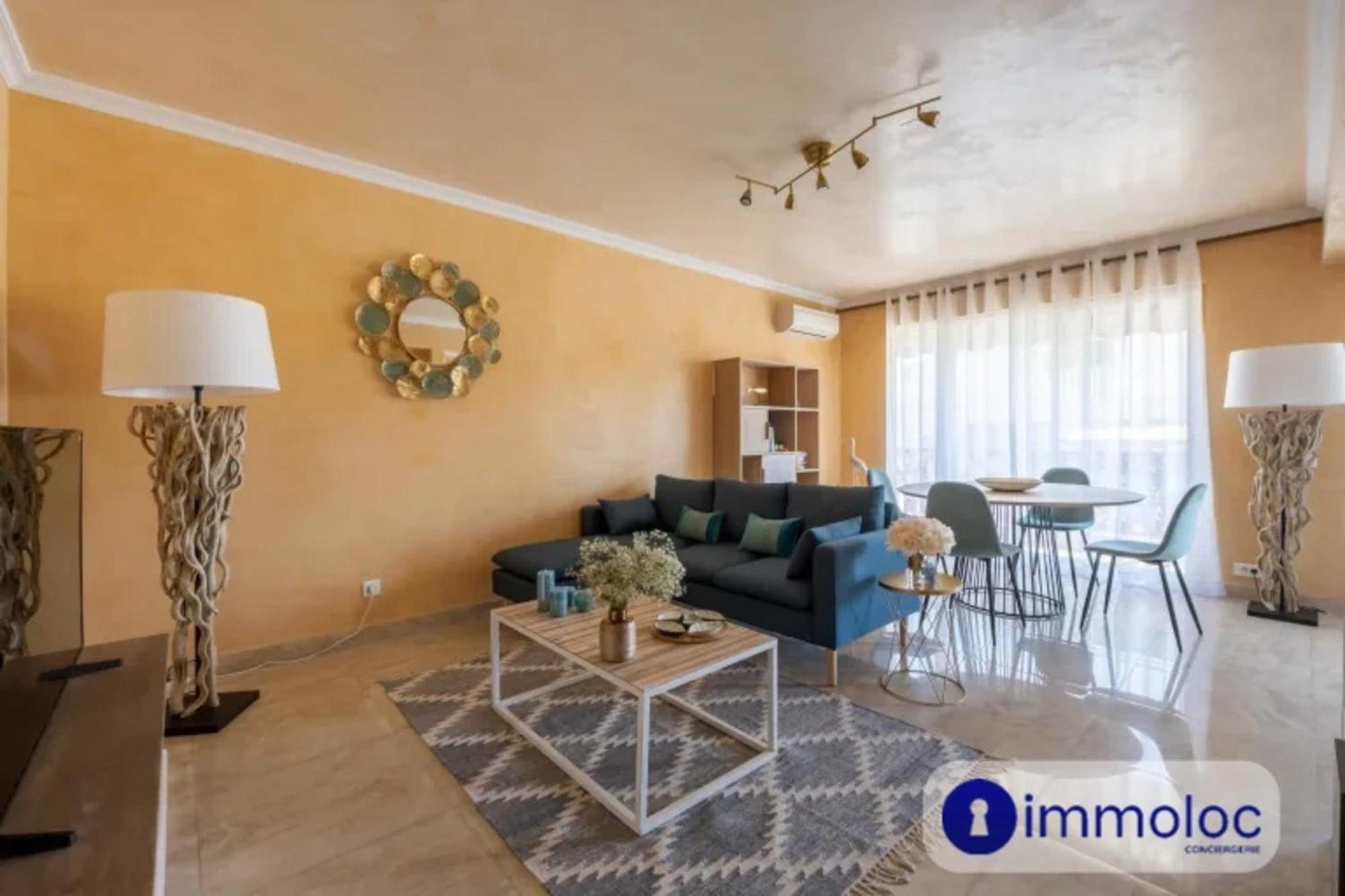 Air-Conditioned Apartment With Terrace Sea View Nice Dış mekan fotoğraf