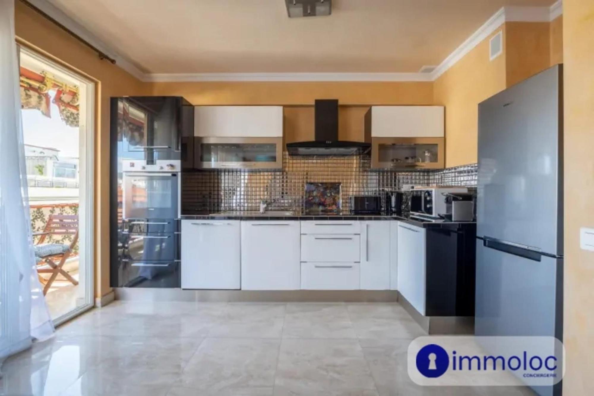 Air-Conditioned Apartment With Terrace Sea View Nice Dış mekan fotoğraf