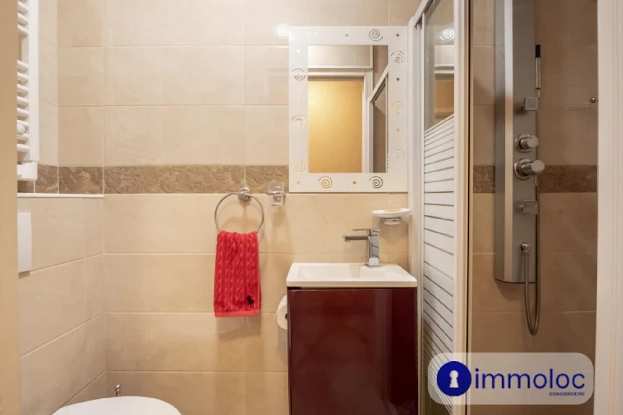 Air-Conditioned Apartment With Terrace Sea View Nice Dış mekan fotoğraf