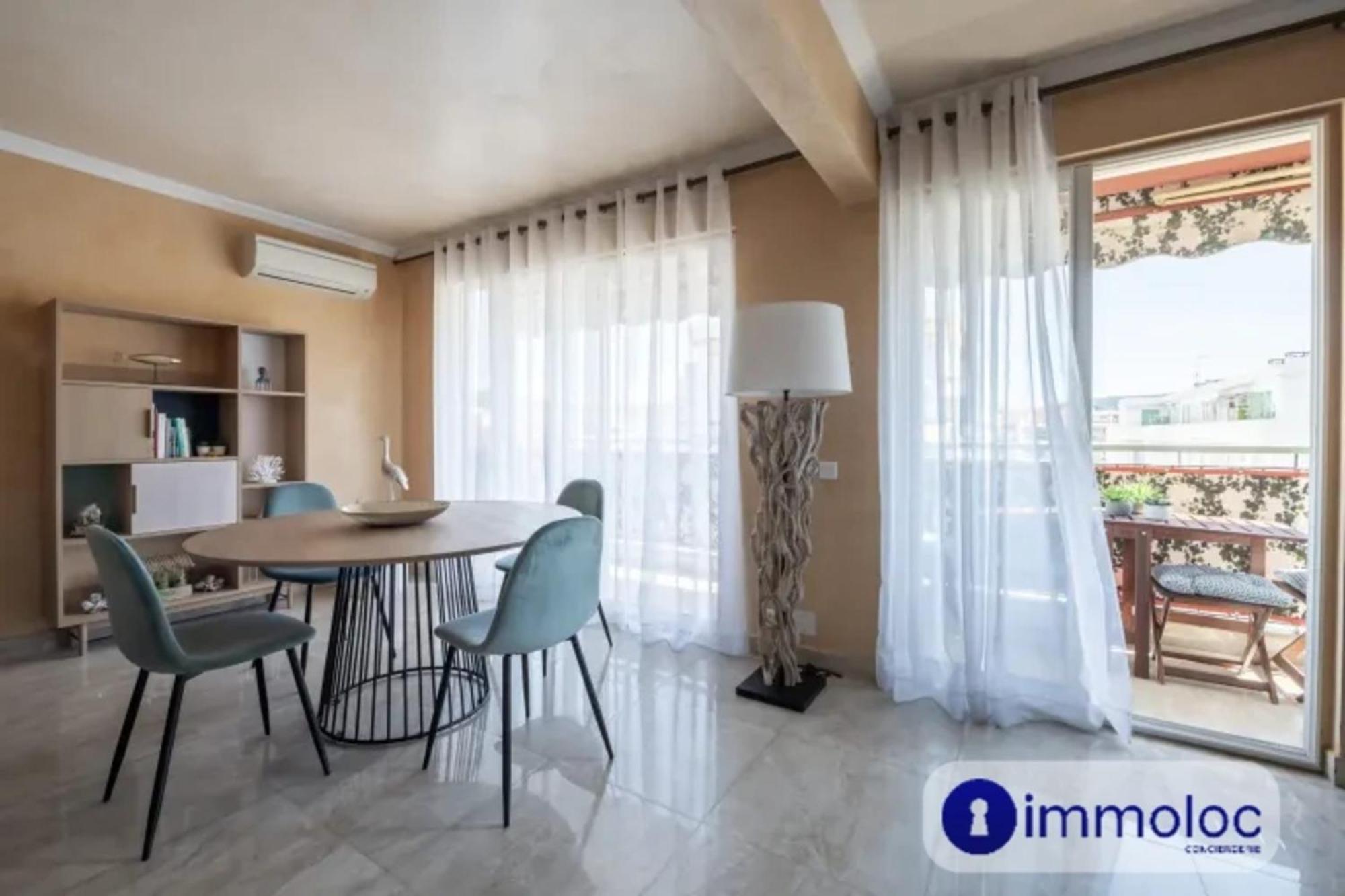 Air-Conditioned Apartment With Terrace Sea View Nice Dış mekan fotoğraf